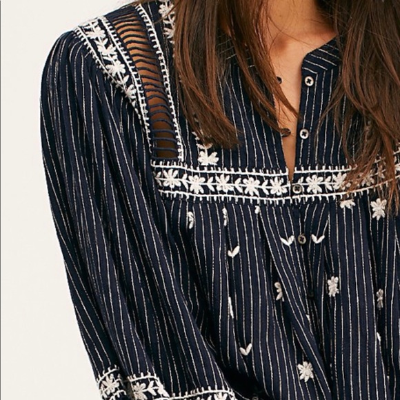 NWT Free People size XS All Roads Lead to you embr - Picture 3 of 10